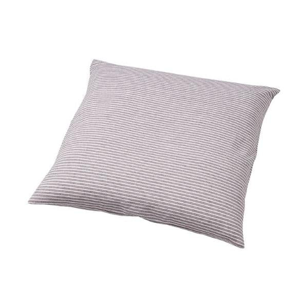 座布団カバー縞(パープル)45*45/業務用/新品/小物送料対象商品
