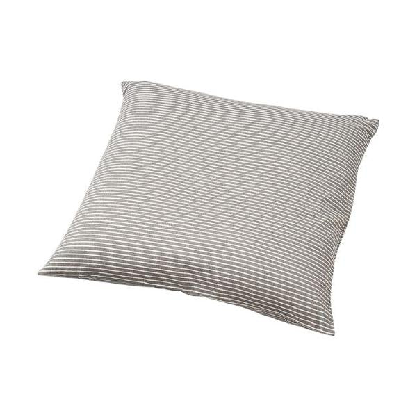 座布団カバー縞(ブラック)45*45/業務用/新品/小物送料対象商品
