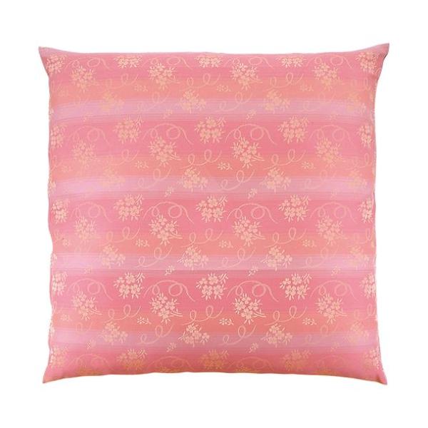 座布団段ぼかし花束エンジ銘仙判55×59カバー/業務用/新品/小物送料対象商品