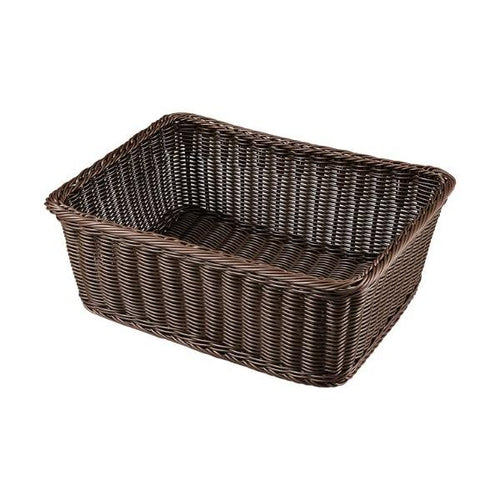 浴室バスケット長角ブラウン(大)/業務用/新品/小物送料対象商品