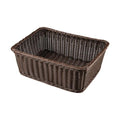 浴室バスケット長角ブラウン(小)/業務用/新品/小物送料対象商品