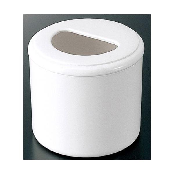 ミニ丸ダストBOXアイボリー白/業務用/新品/小物送料対象商品