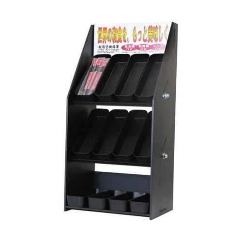 木製ディスプレー棚 黒 12BOX付/業務用/新品/送料無料