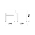 業務用椅子 marukatsu(丸勝) 保津D(ダークブラウン)椅子/業務用/新品/送料無料