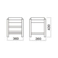業務用椅子 marukatsu(丸勝) 葛城D(ダークブラウン)椅子/業務用/新品/送料無料
