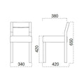 業務用椅子 marukatsu(丸勝) 小百合 エスニック 小百合D椅子 /Aランク/業務用/新品/送料無料
