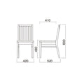 業務用椅子 marukatsu(丸勝) 阿曽D(ダークブラウン)椅子/業務用/新品/送料無料