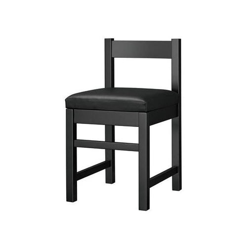 業務用椅子 marukatsu(丸勝) 千鳥B(ブラック)椅子 既製品 黒レザー/業務用/新品/送料無料