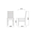 業務用椅子 marukatsu(丸勝) 輪島B(ブラック)椅子/業務用/新品/送料無料