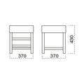 業務用椅子 marukatsu(丸勝) 宮滝B(ブラック)椅子/業務用/新品/送料無料