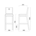 業務用椅子 marukatsu(丸勝) 空 N スタンド椅子 Aランク  /業務用/新品/送料無料