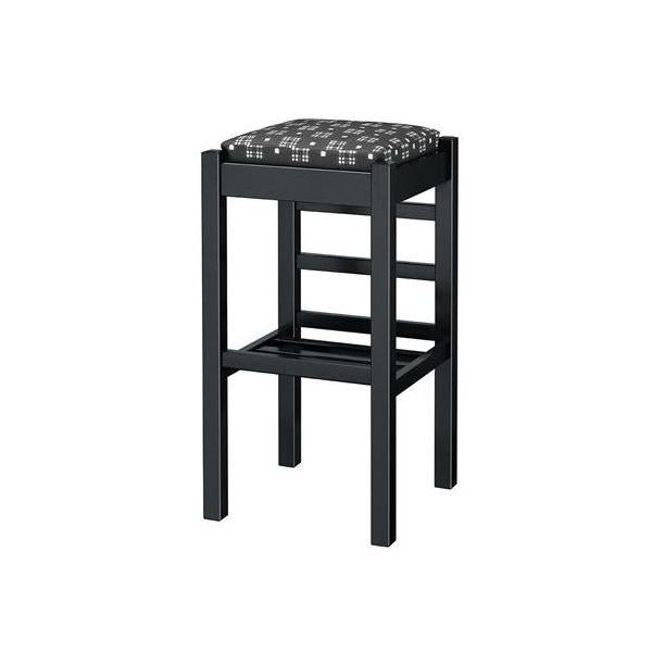 業務用椅子 marukatsu(丸勝) 葛城B(ブラック)スタンド椅子 既製品/業務用/新品/送料無料