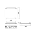 業務用椅子 marukatsu(丸勝) 棚板N(ナチュラルクリヤ)/業務用/新品/送料別途見積
