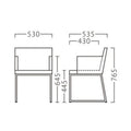 業務用椅子【プロシード】レックスアームイスAL  21292-A 幅530×奥行535×高さ765 シート高445(mm)/業務用/新品/送料無料