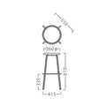 業務用椅子【プロシード】クッキースタンドBL  21770-E 幅360φ×高さ810(mm)/業務用/新品/送料無料
