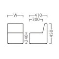 業務用椅子【プロシード】ロト2PW800  31097-2 幅800×奥行410×高さ450 シート高240(mm)/業務用/新品/送料無料