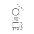 業務用椅子【プロシード】ナエギスツールNA  31369-C 幅310×奥行320×高さ300(mm)/業務用/新品/送料無料