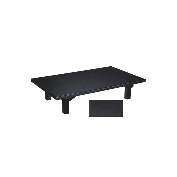 和風テーブル 座卓 1-919-58 メラミン 黒乾漆(折足)