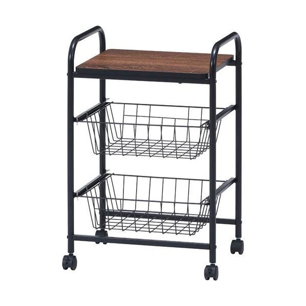 キッチンワゴン FBC-01-1 BK/BR /業務用/新品/送料別