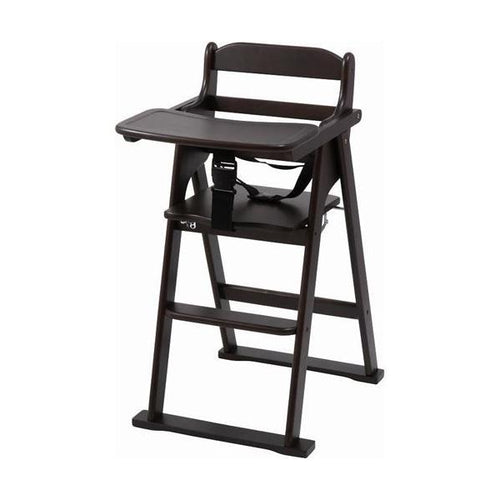 木製折リ畳ミベビーチェアー BR (17333) /業務用/新品/送料別