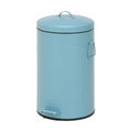 スチール ラウンドペダルペール 12L スモークブルー (セット数：6) /業務用/新品/送料別