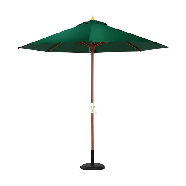 木製パラソル ２７０cm グリーン ２７０ＧＲ 270GR/業務用/新品/送料別