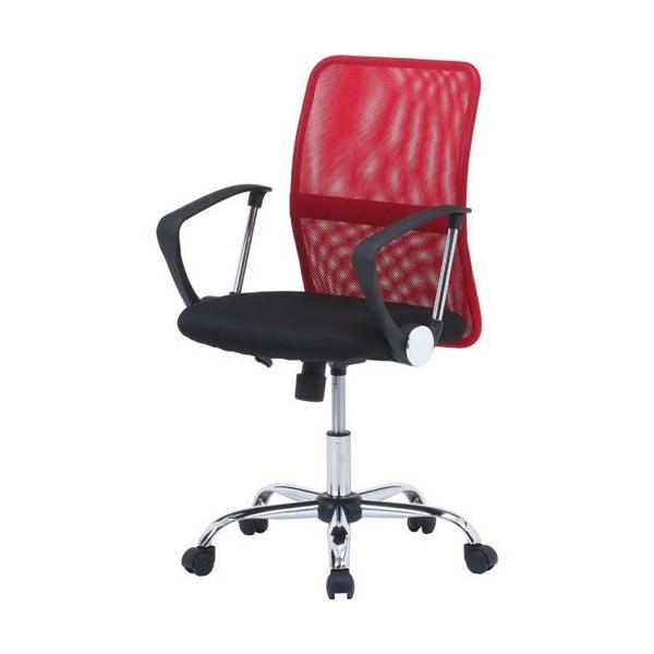 メッシュバックチェアー HF-78RD レッド /業務用/新品/送料別