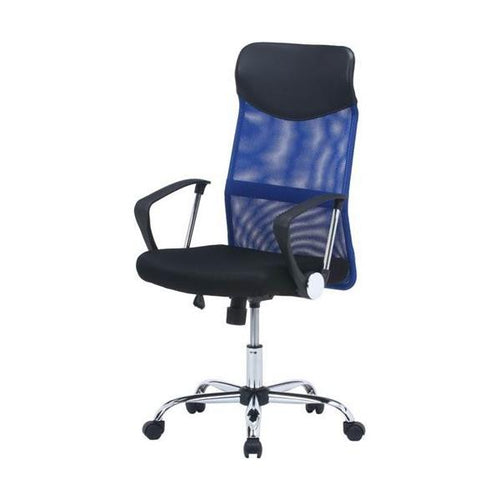 メッシュハイバックチェアー HF-98BL ブルー /業務用/新品/送料別