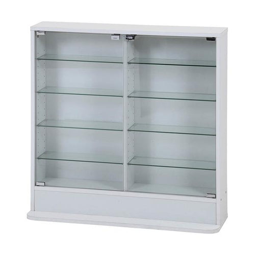 ガラスコレクションケース ロータイプ 浅型 ＷＨ /業務用/新品/送料別