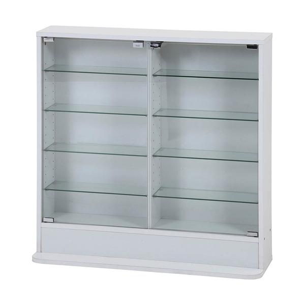 ガラスコレクションケース ロータイプ 浅型 ＷＨ /業務用/新品/送料別