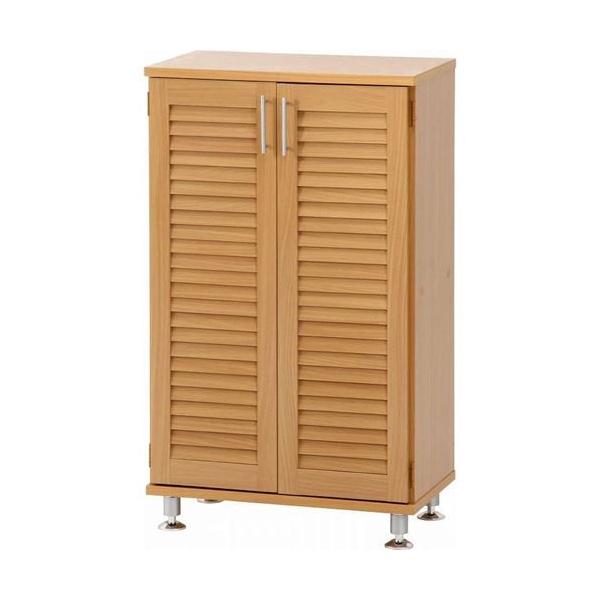 ルーバーシューズボックス ナチュラル /業務用/新品/送料別