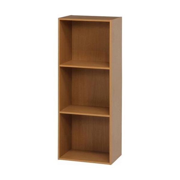 カラーボックス3段 A4対応 NA (セット数：2) /業務用/新品/送料別