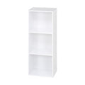 カラーボックス3段 A4対応 WH (セット数：2) /業務用/新品/送料別