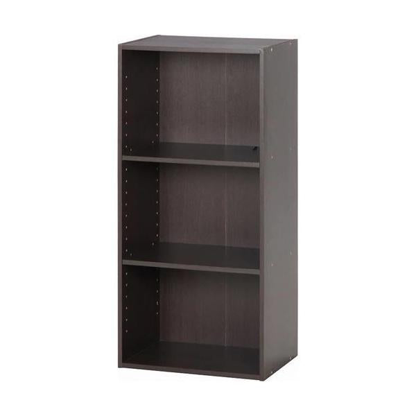 カラーボックス 可動棚3段 BR (セット数：2) /業務用/新品/送料別