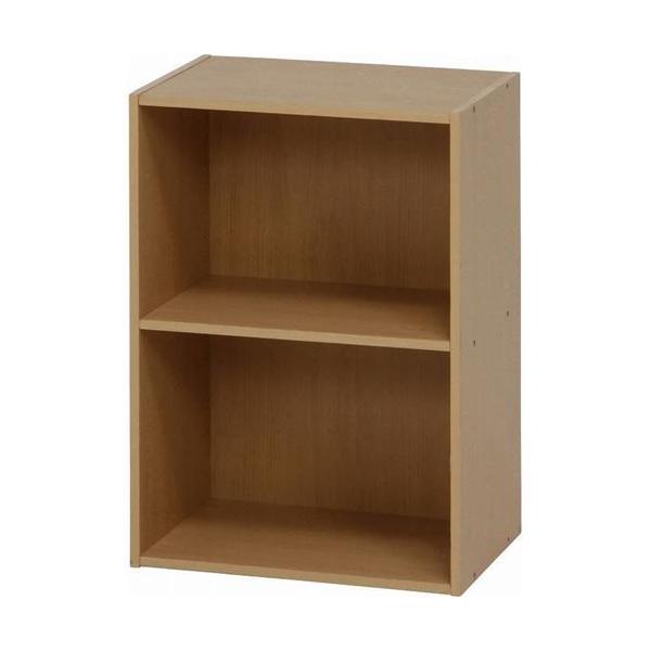 カラーボックス 可動棚2段 NA (セット数：2) /業務用/新品/送料別