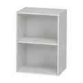 カラーボックス 可動棚2段 WH (セット数：2) /業務用/新品/送料別