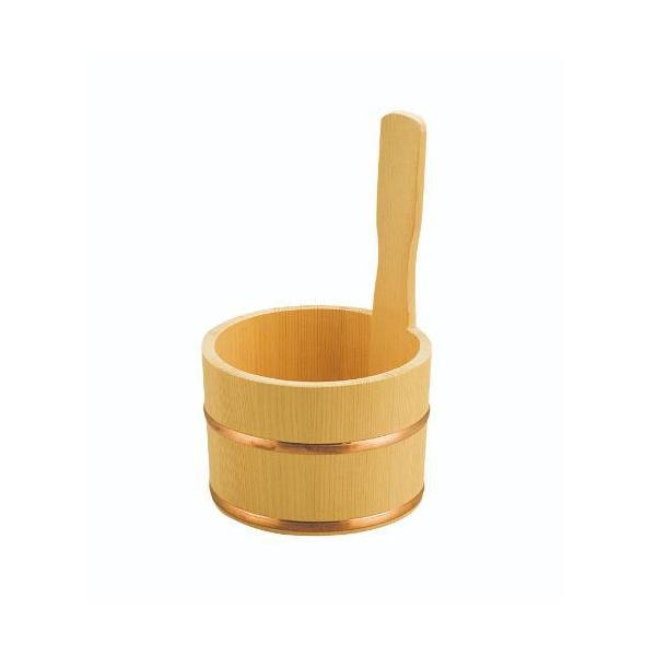 6-113-01/椹 片手湯桶 約φ14.3×高さ23.8(10.3)cm/業務用/新品/小物送料対象商品