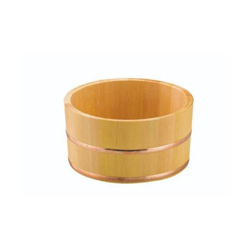 6-113-04/椹 湯桶(銅タガ) 約口径22.5×高さ11.5cm/業務用/新品/小物送料対象商品