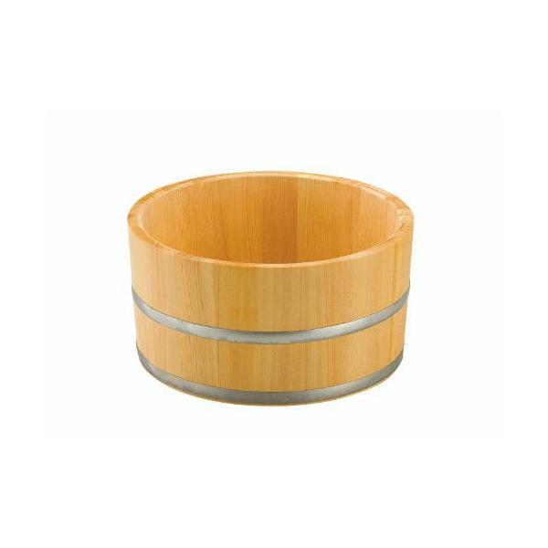 6-113-05/椹 湯桶(ステンレスタガ) 約口径22.5×高さ11.5cm/業務用/新品/小物送料対象商品