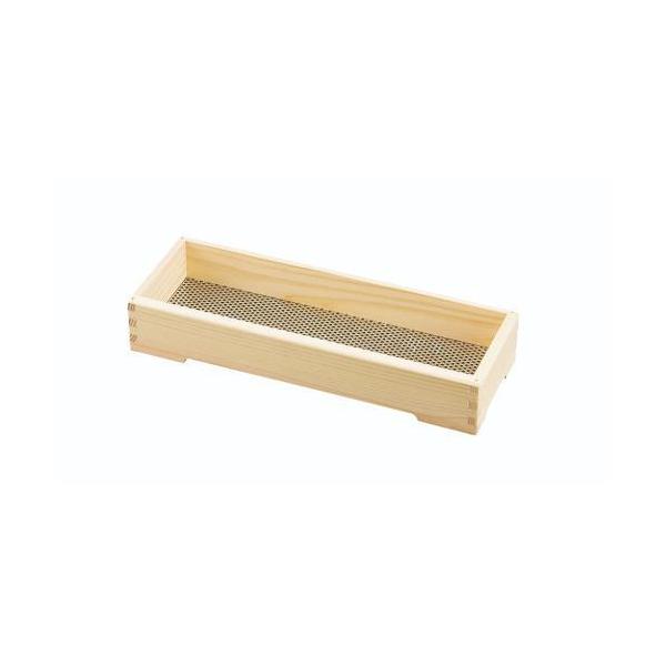 6-113-10/桧 シャンプー台(ステンレスメッシュ) 約幅35.2×奥行12×高さ6cm/業務用/新品/小物送料対象商品