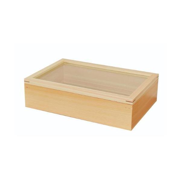 6-044-01/フードBOX トルクヒンジ仕様 大/クリアー 約幅45×奥行30×高さ12cm/内寸約幅42×奥行27×高さ9cm/業務用/新品/送料無料