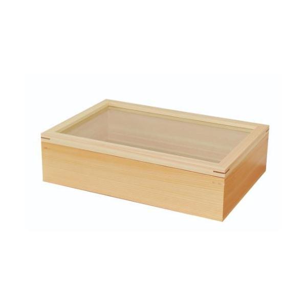 6-044-05/フードBOX のせ蓋仕様 大/クリアー 約幅45×奥行30×高さ12cm/内寸約幅42×奥行27×高さ9cm/業務用/新品/送料無料