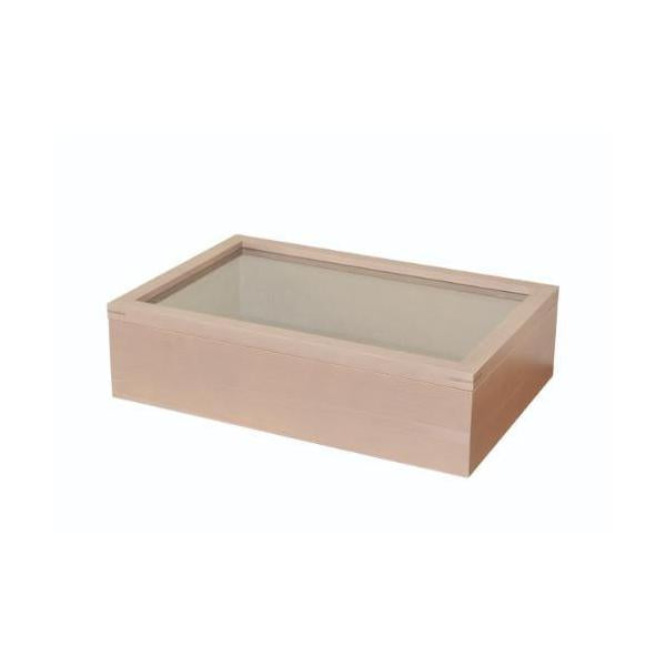 6-044-07/フードBOX のせ蓋仕様 大 ナチュラルグレー 約幅45×奥行30×高さ12cm/内寸約幅42×奥行27×高さ9cm/業務用/新品/送料無料