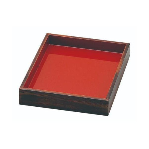 6-047-11/焼杉デリカバット 小 約幅26.5×奥行33×高さ5.5cm(内寸約幅24.5cm×31cm)/業務用/新品/小物送料対象商品