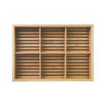 6-052-01/DS・Tools Tray すのこ仕様 タモクリア/仕切り付 約幅44×奥行30.9×高さ8cm/業務用/新品/送料無料