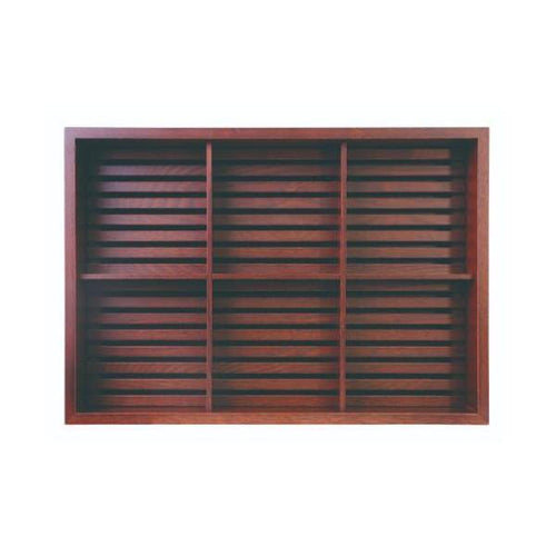 6-052-02/DS・Tools Tray すのこ仕様 タモブラウン/仕切り付 約幅44×奥行30.9×高さ8cm/業務用/新品/送料無料