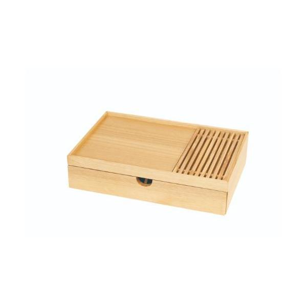 6-052-03/DS・Tools BOX すのこ/引き出し仕切り付 タモクリア 約幅30×奥行20×高さ7cm/業務用/新品/送料無料