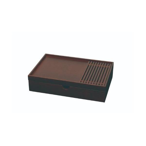 6-052-04/DS・Tools BOX すのこ/引き出し仕切り付 タモブラウン 約幅30×奥行20×高さ7cm/業務用/新品/送料無料