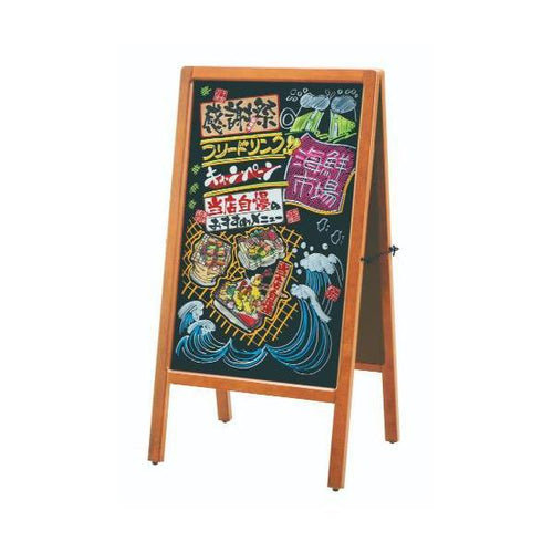 6-102-03/A型看板両面タイプ マーカー仕様 約幅52×奥行38×高さ101cm/業務用/新品/小物送料対象商品
