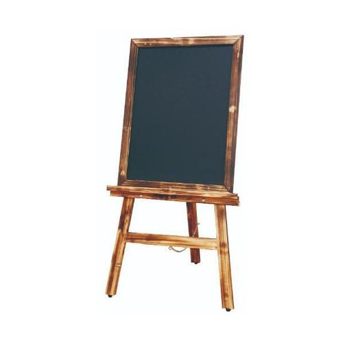 6-102-06/焼杉ボード付イーゼル セット 焼杉ボード約45×60×1.7cm/業務用/新品/小物送料対象商品
